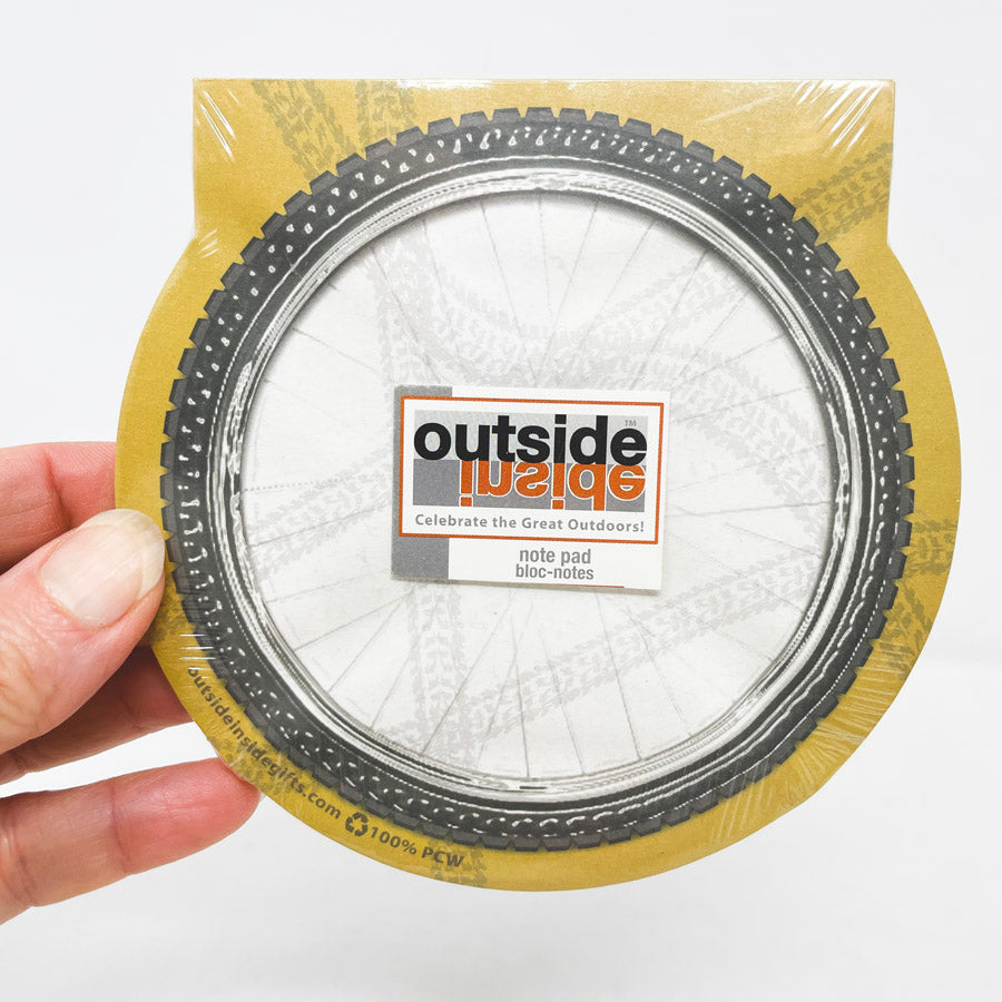 Outside/Inside Circular Notepad