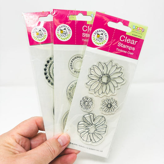 Scrappy Cat Clear Stamps
