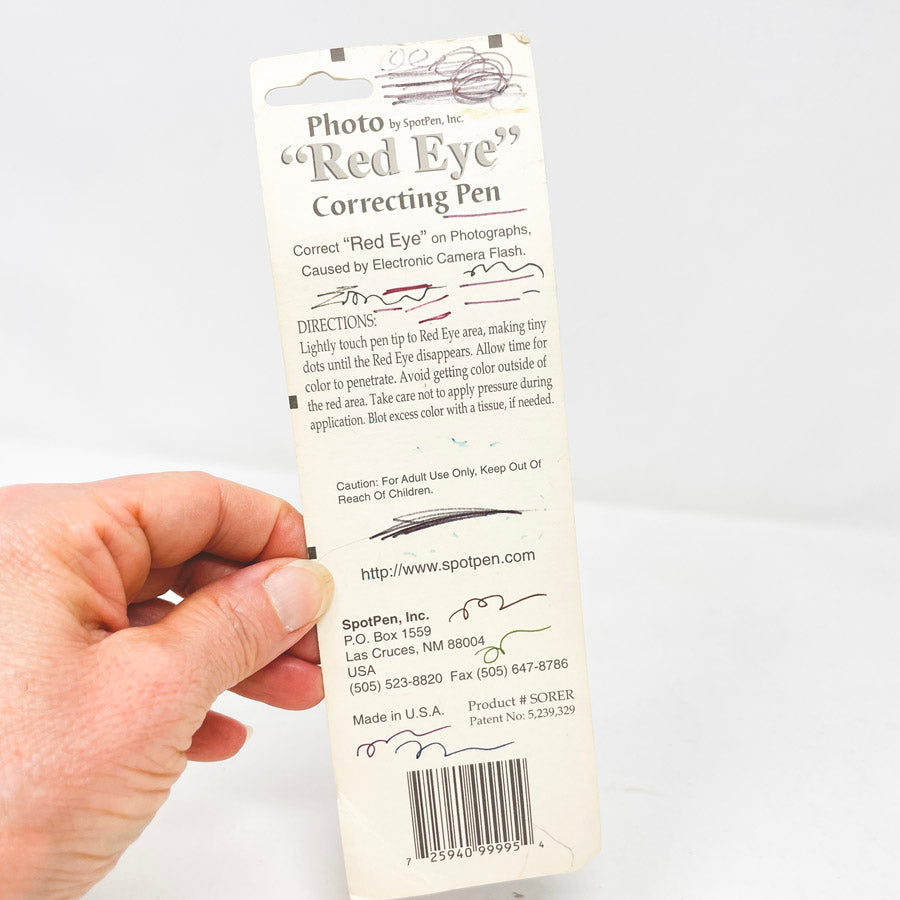 Photo by Spot Pen "Red Eye" Correcting Pen