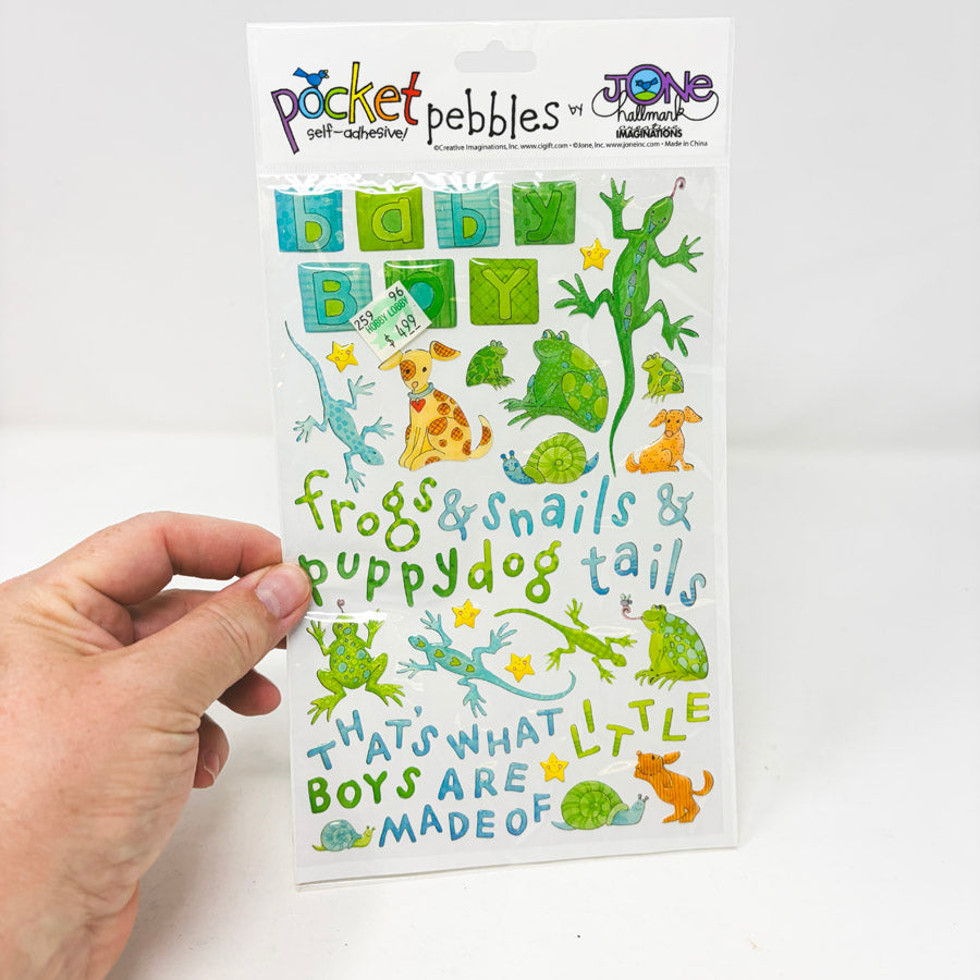 Jolee's Boutique Pocket Pebbles - Frogs And