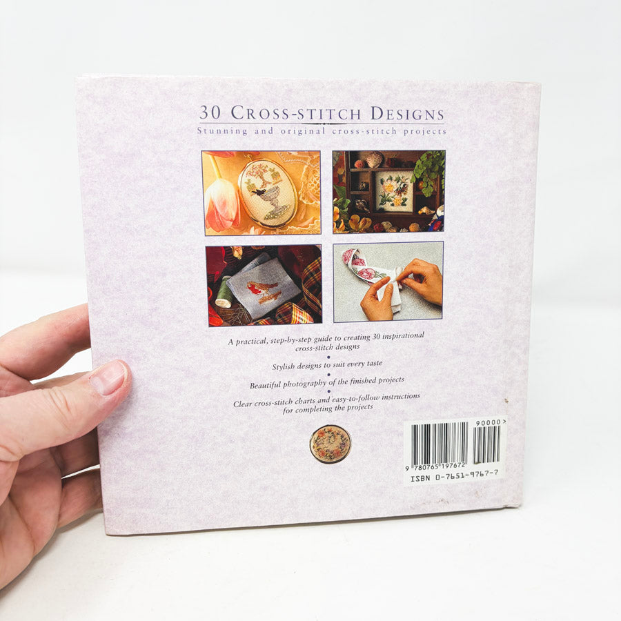 30 Cross-Stitch Designs Book