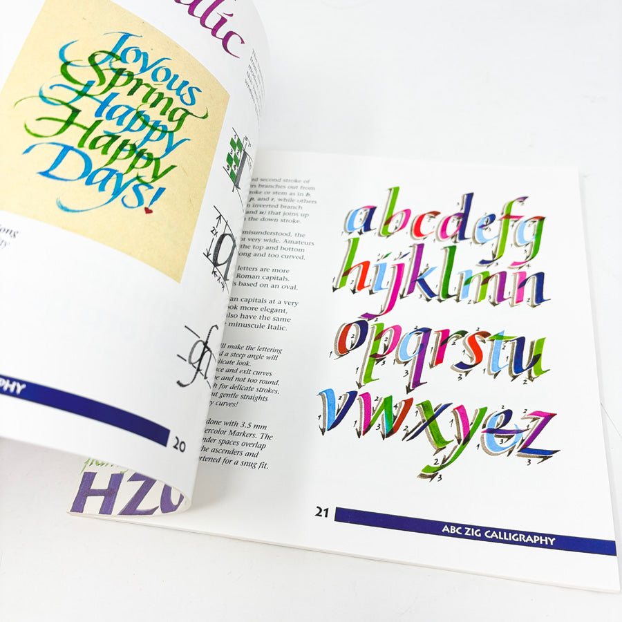 EK Success Calligraphy Booklet by Karen Charatan