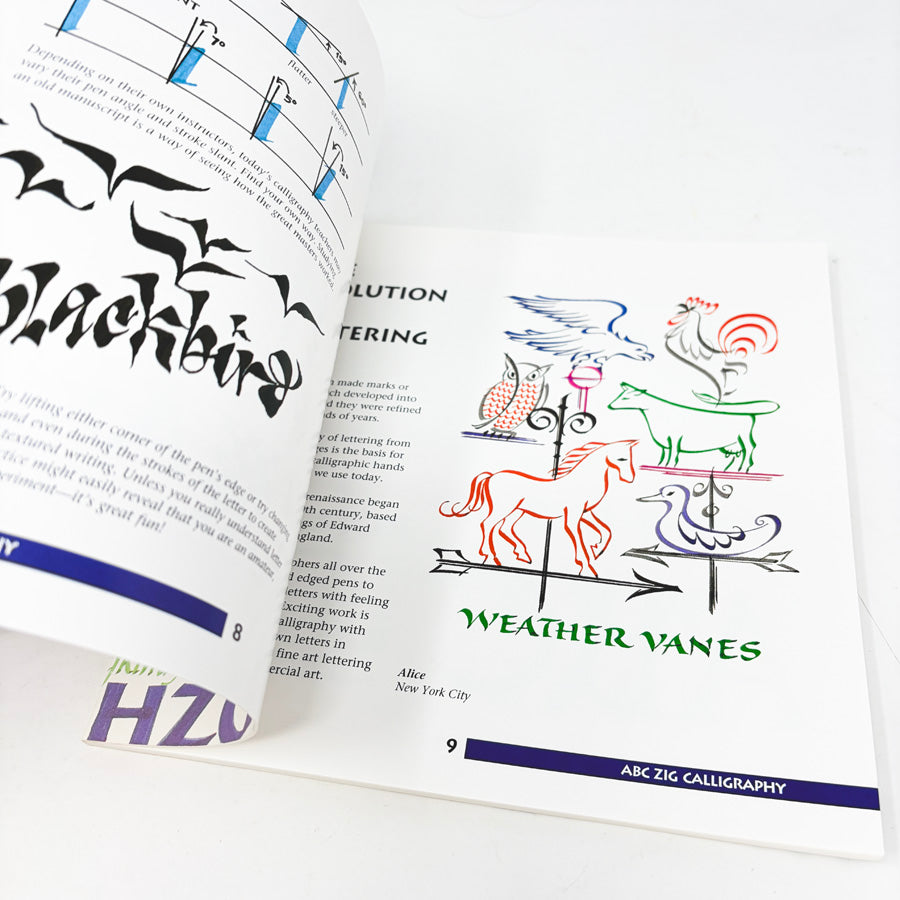 EK Success Calligraphy Booklet by Karen Charatan