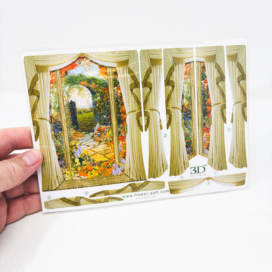 Flower Soft 3D Cutouts Sticker Sheets