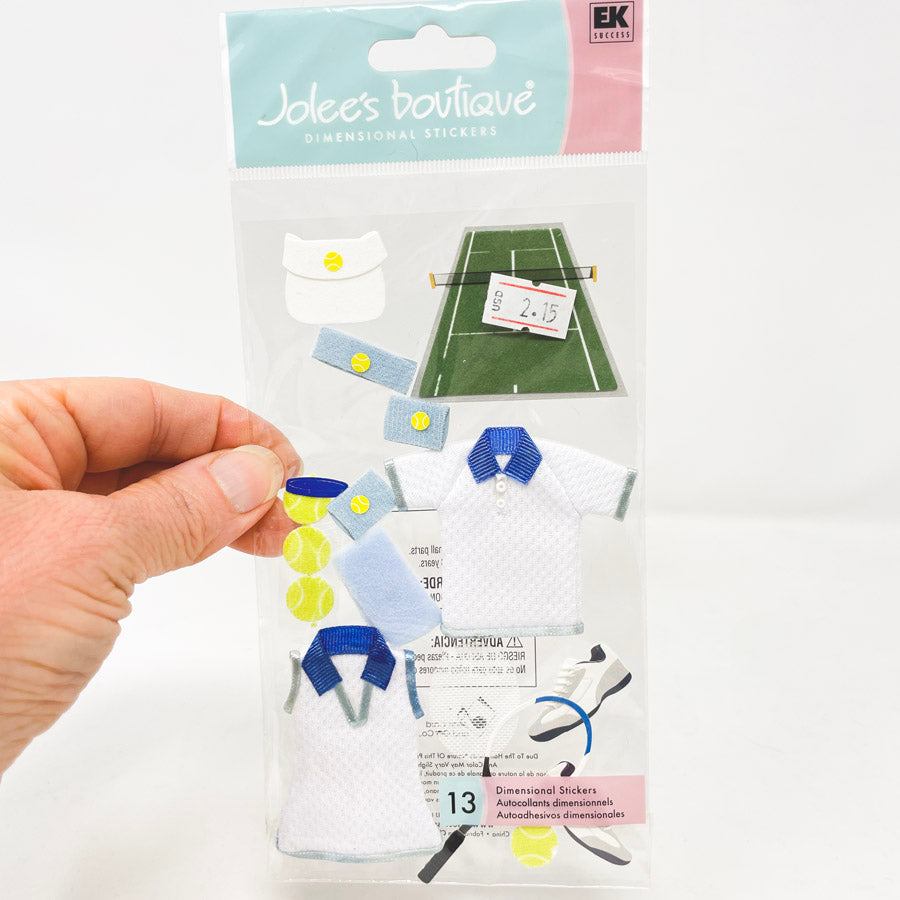 Jolee's Boutique Dimensional Tennis Stickers