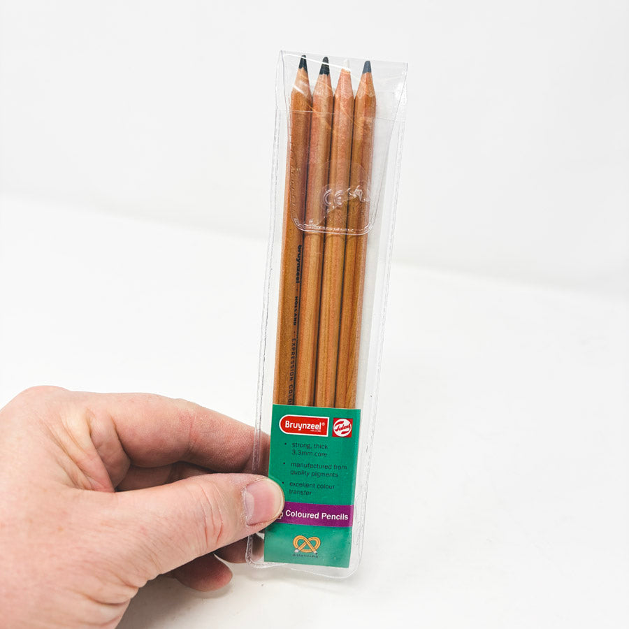 4 pk Bruynzeel Expression Colored Pencils