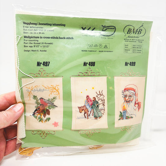 Winter Birds #497 – Vintage BMB Counted Cross Stitch Kit