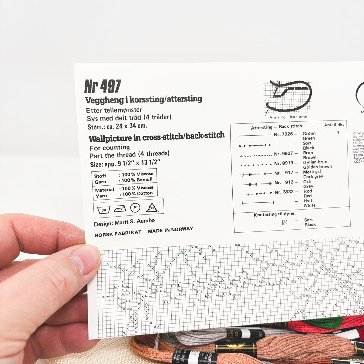 Winter Birds #497 – Vintage BMB Counted Cross Stitch Kit