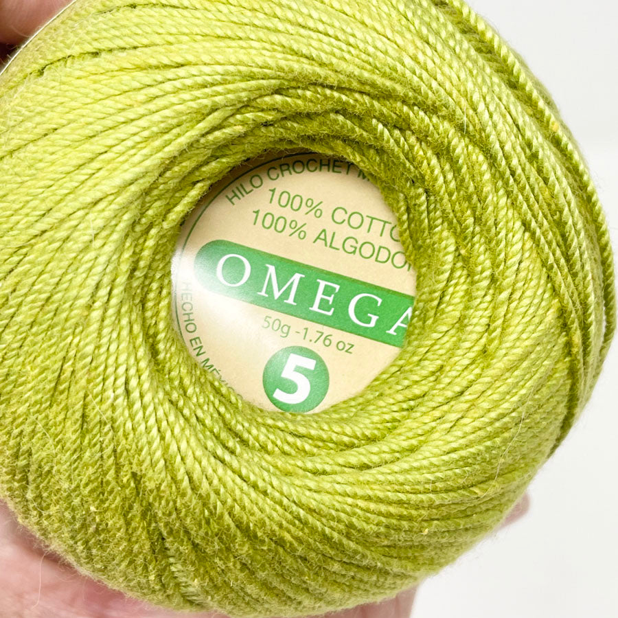 Omega Crochet Thread No. 5 100% Cotton