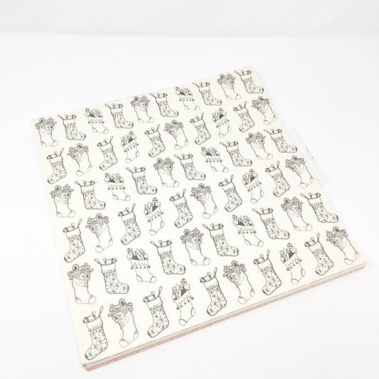 12" x 12" Partial Paper Pad - Christmas