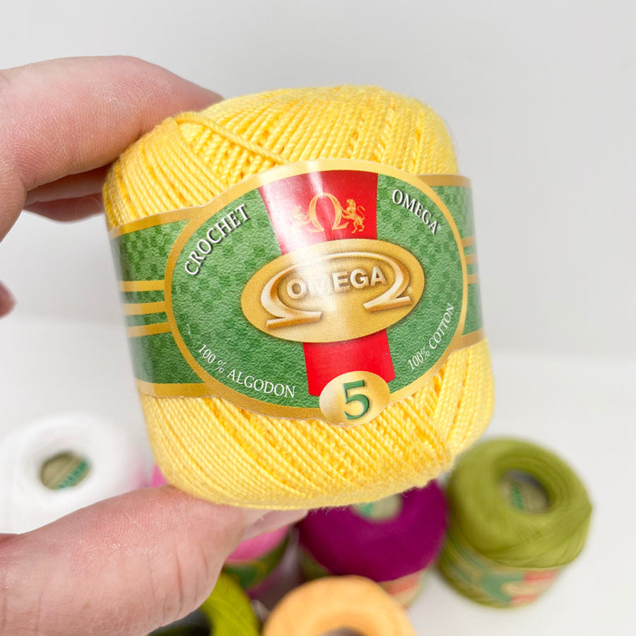 Omega Crochet Thread No. 5 100% Cotton