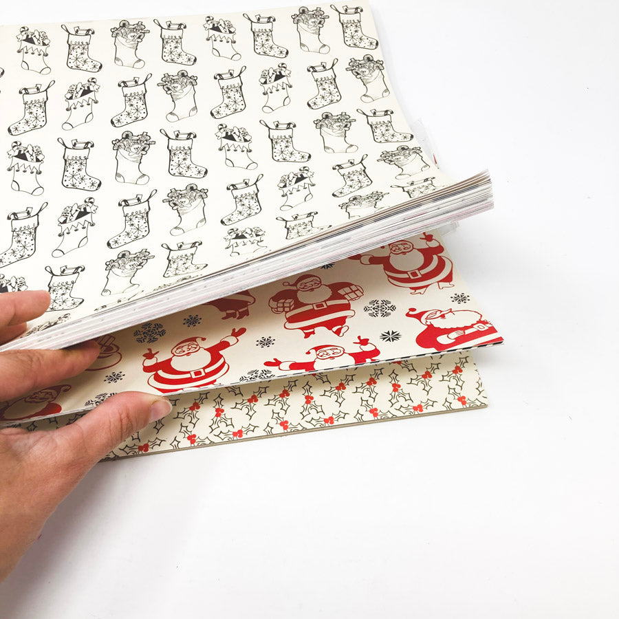 12" x 12" Partial Paper Pad - Christmas