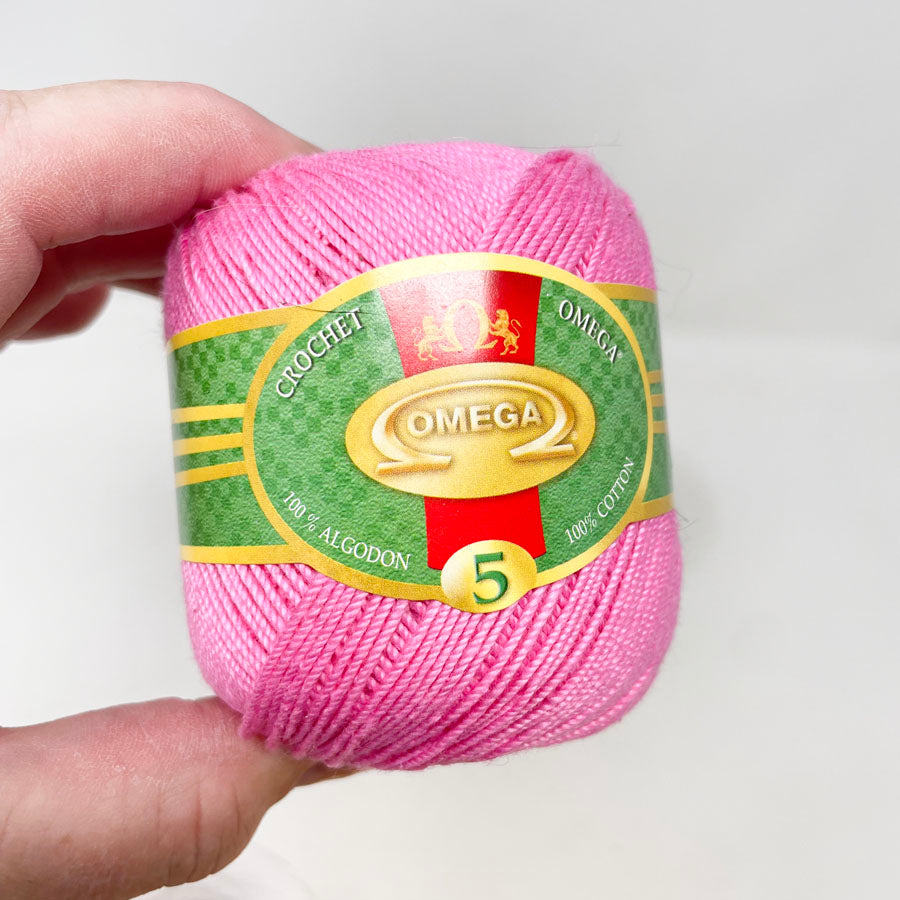 Omega Crochet Thread No. 5 100% Cotton