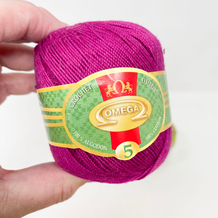 Omega Crochet Thread No. 5 100% Cotton