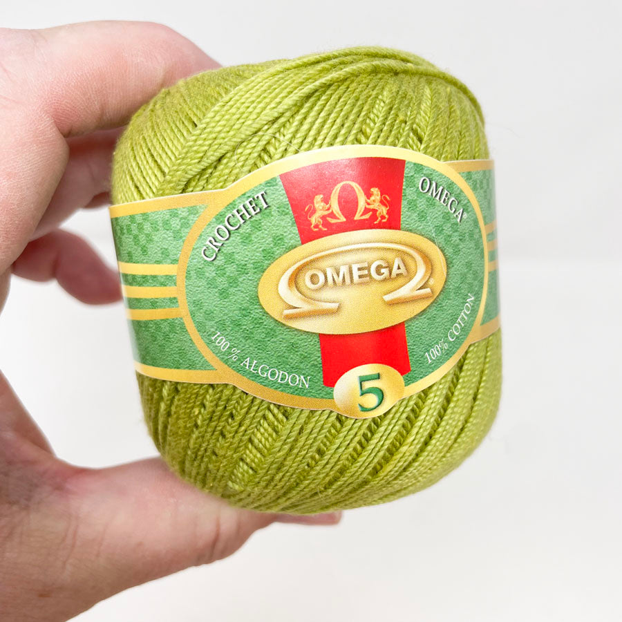 Omega Crochet Thread No. 5 100% Cotton