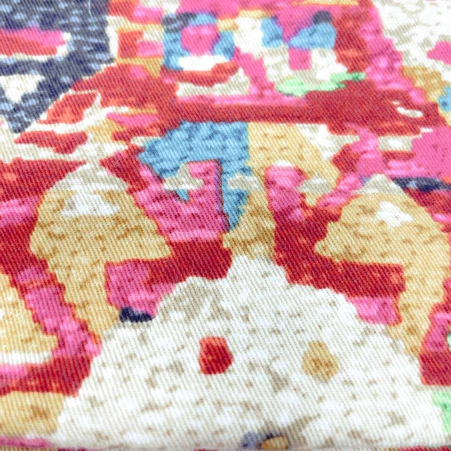 Multicolor Printed Batik Fabric