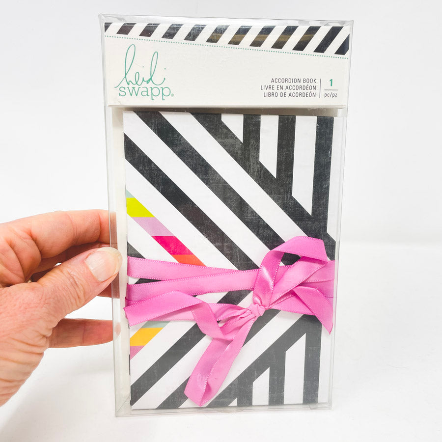 Heidi SWAPP Accordion Book Striped