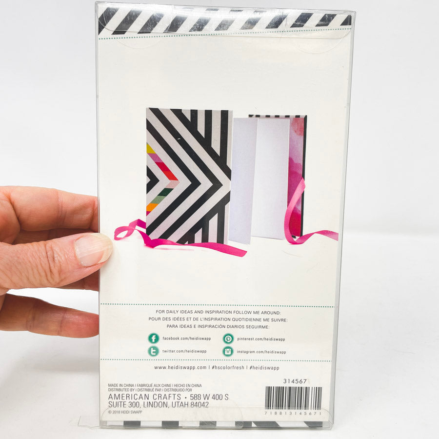 Heidi SWAPP Accordion Book Striped