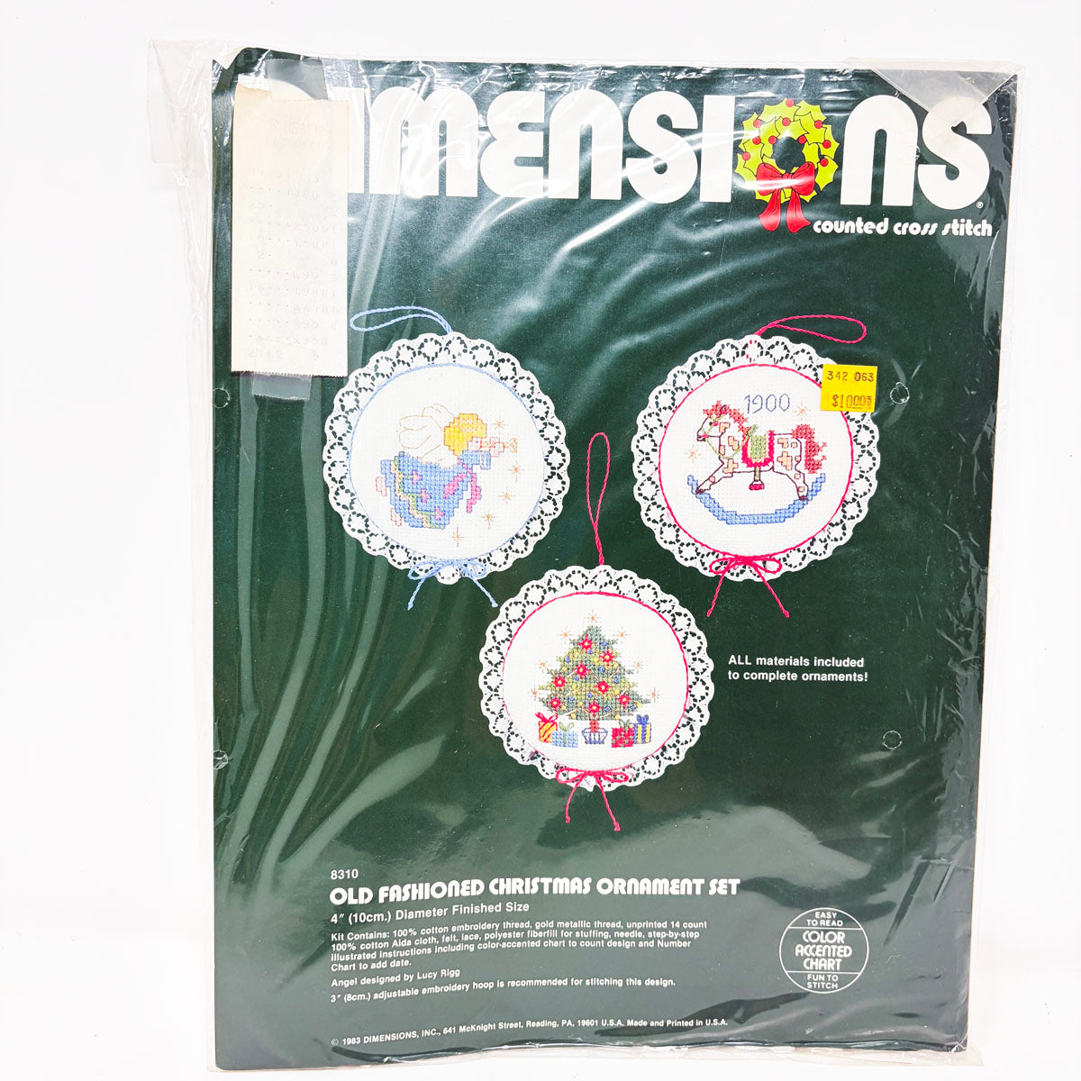 Old Fashioned Christmas #8310 – Vintage Dimensions Counted Cross Stitch Kit