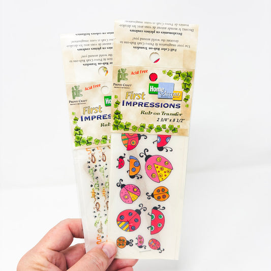 Provo Craft Rub-on Transfers