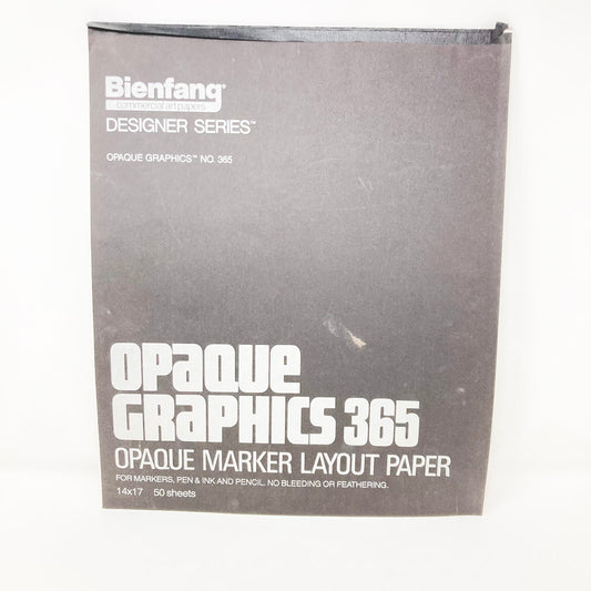 14" x 17" Bienfang Graphics 365 Opaque Marker Layout Paper