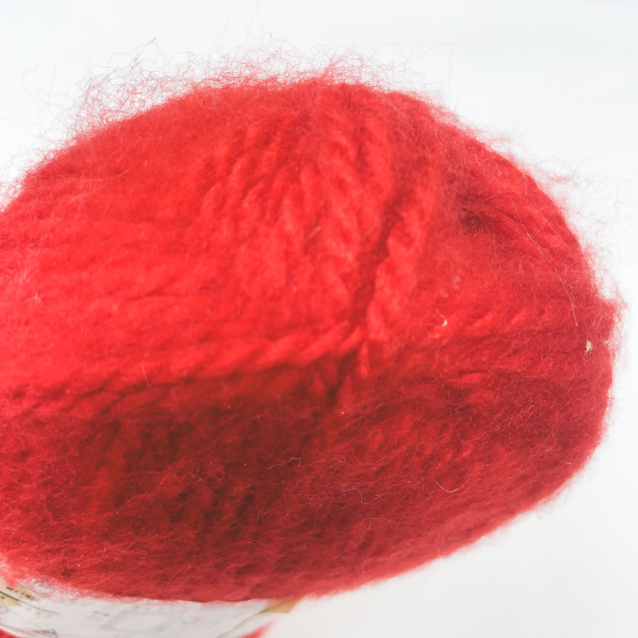 Red Angorel Acrylic Yarn