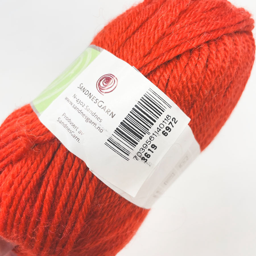 Burnt Orange - Sandnes Garn Smart Wool Yarn