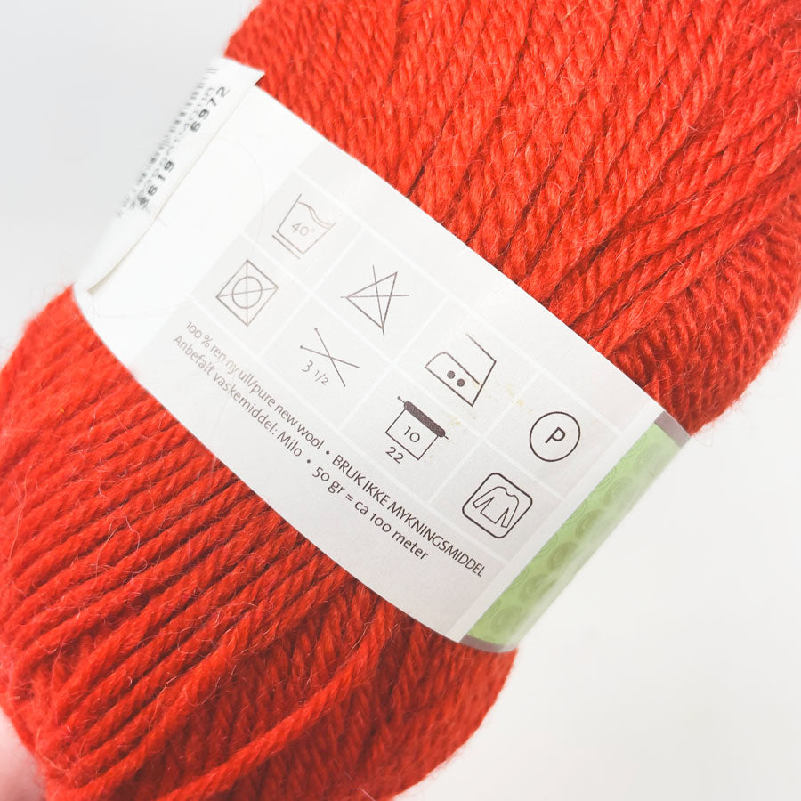 Burnt Orange - Sandnes Garn Smart Wool Yarn