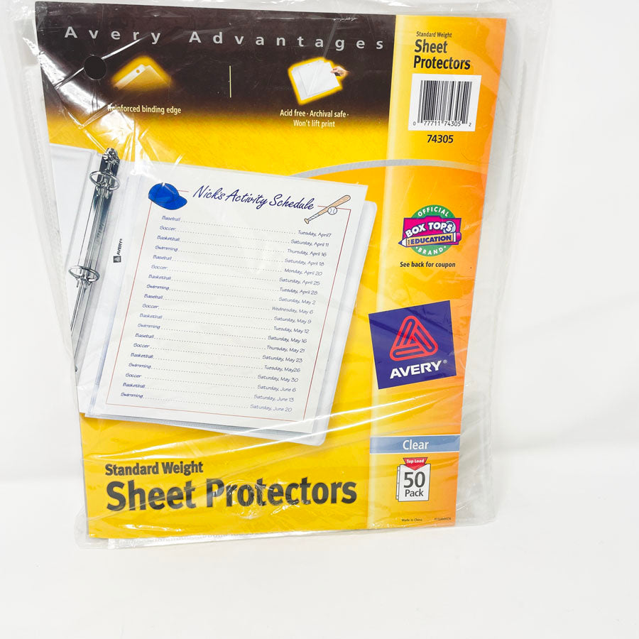 Avery Sheet Protectors 74305