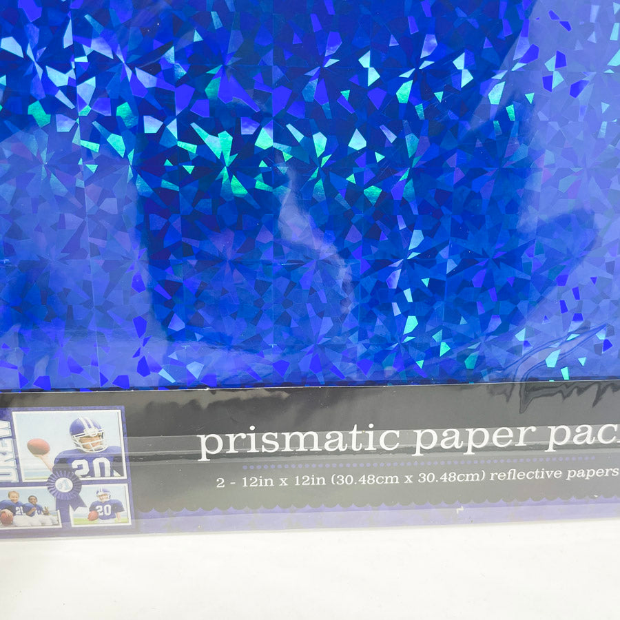 Colorbok Blue Prismatic Paper Pack