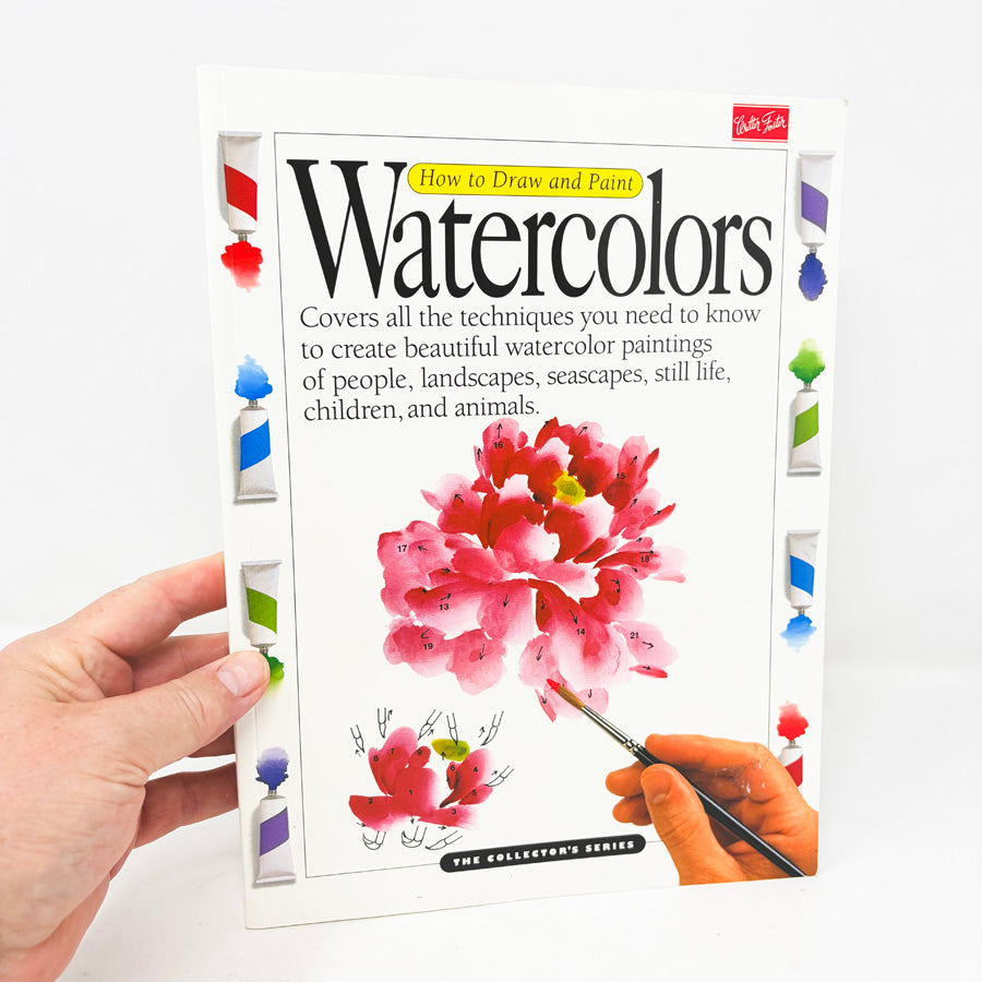 Walter Foster How to Draw and Paint Watercolors Book