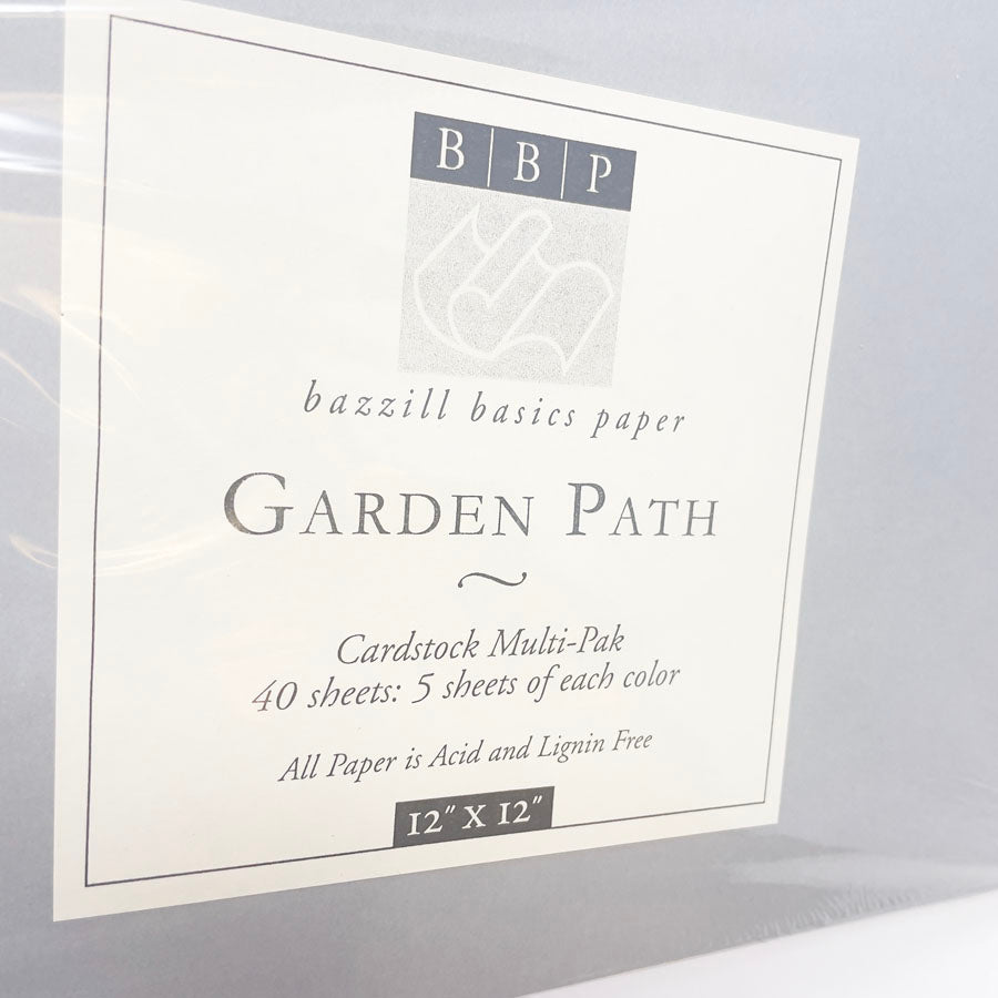 Garden Path - Bazzill 12" x 12" Cardstock Pack