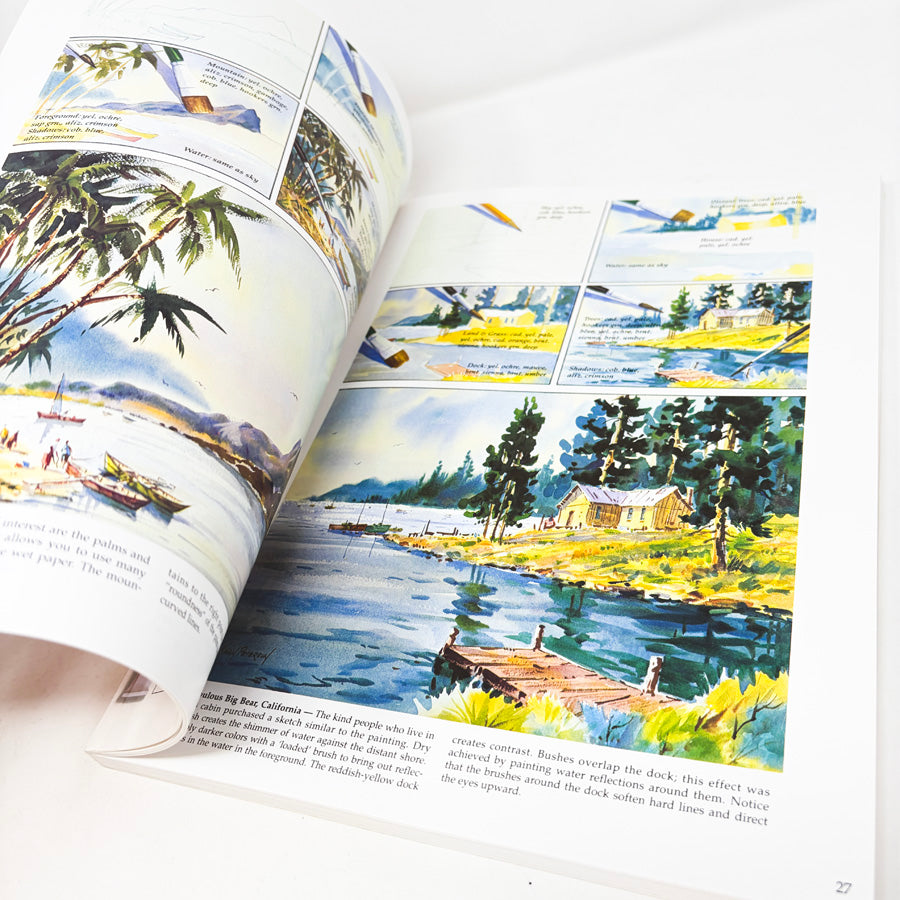Walter Foster How to Draw and Paint Watercolors Book