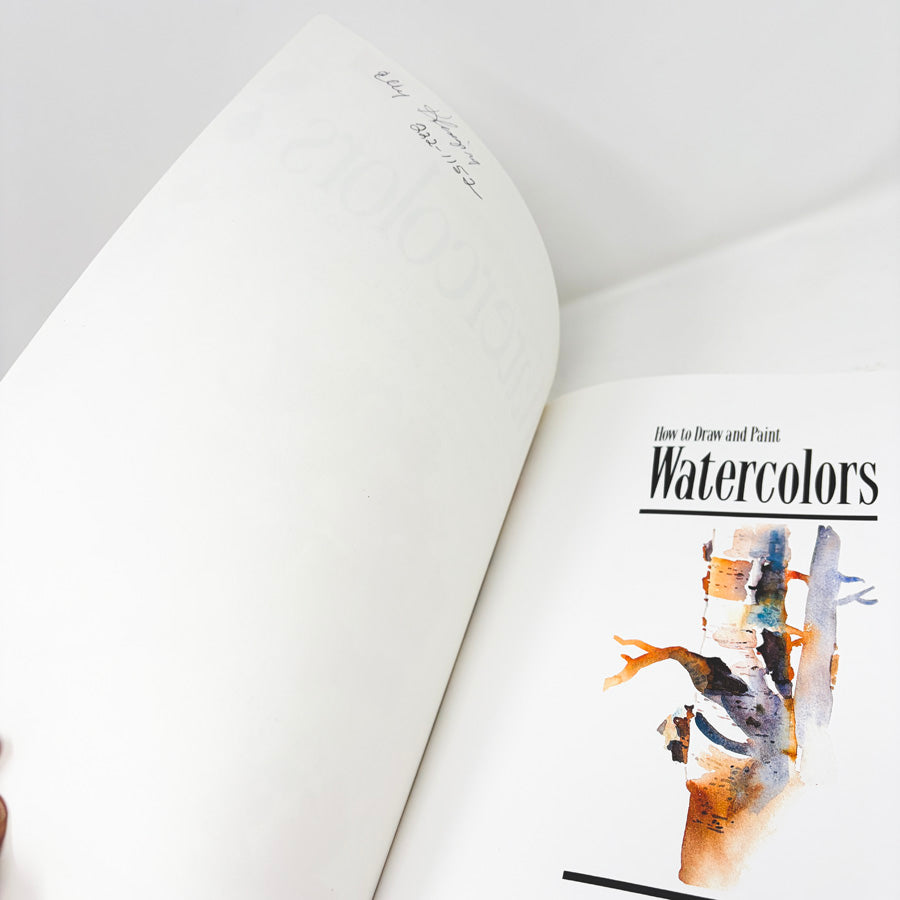 Walter Foster How to Draw and Paint Watercolors Book