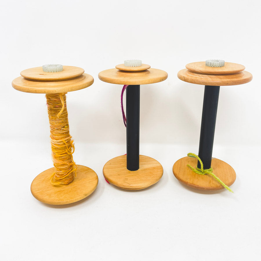 Maple Bobbins - Metal or Wood Shaft with 3" Head