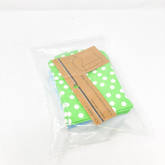 Polka Dot French Fry Party Favor Boxes