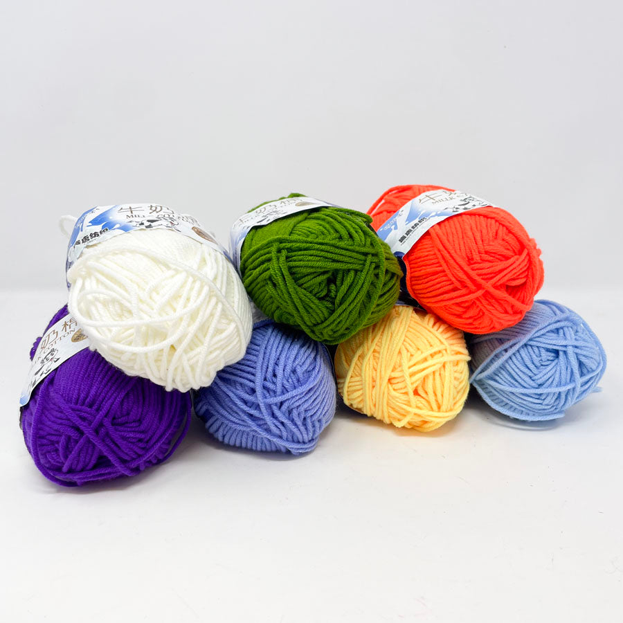 Milk Cotton Stretch Yarn