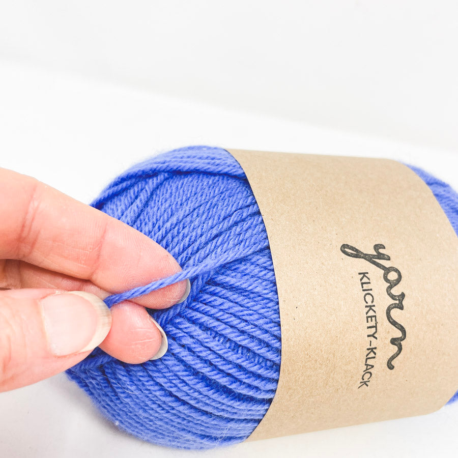 Blue Acrylic Blend Basic No Label Yarn