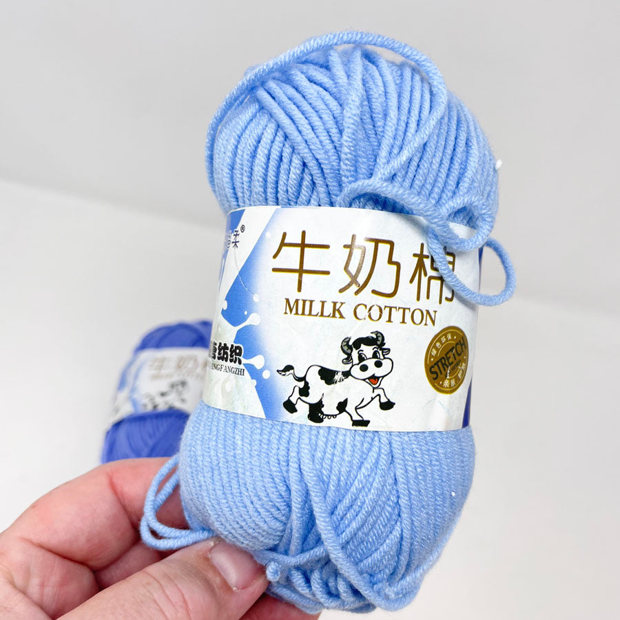 Milk Cotton Stretch Yarn