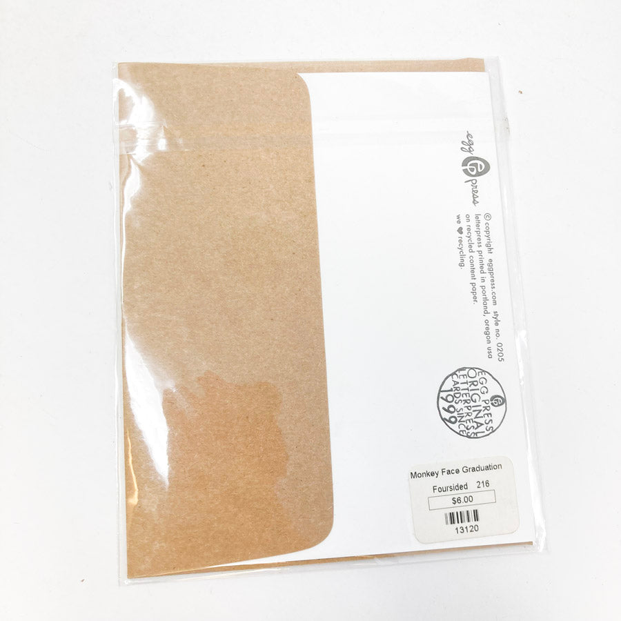 Egg Press Graduation Card