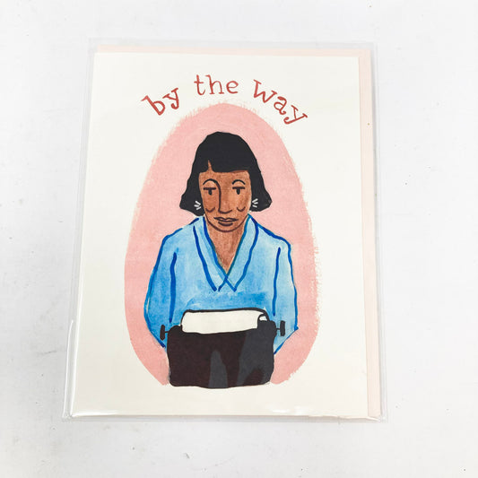 By The Way - Zora Neale Hurston Card (Blank)