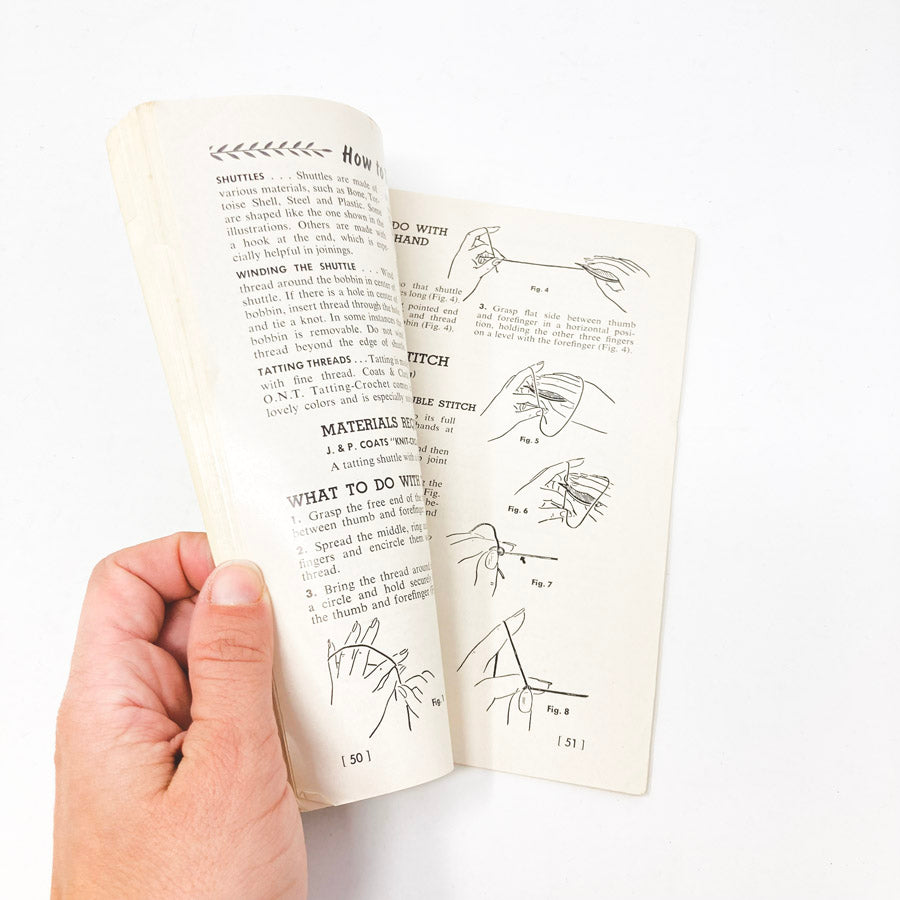 Vintage Learn How Book by Coats & Clark