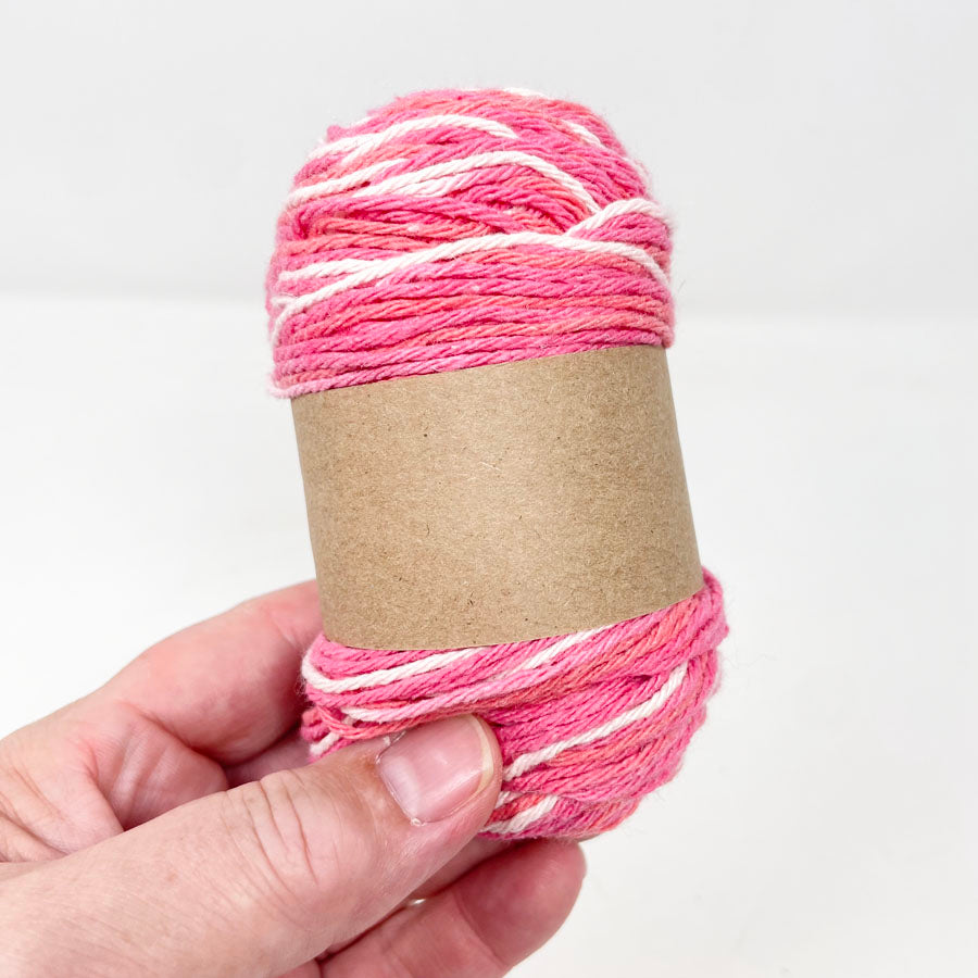 Pink/White Yarn