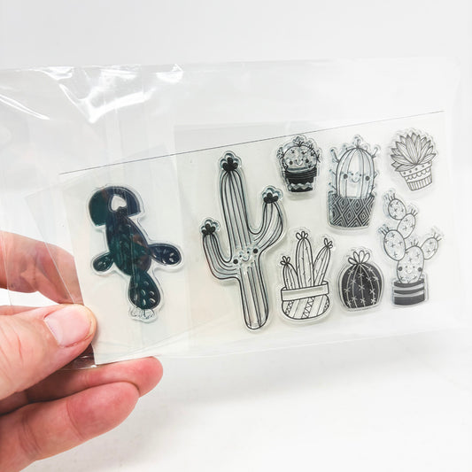 Cactus Clear Stamp & Die Set