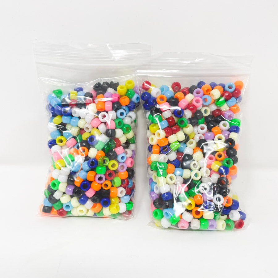 Plastic Pony Bead Assorted Mix (1)