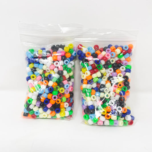 Plastic Pony Bead Assorted Mix (1)