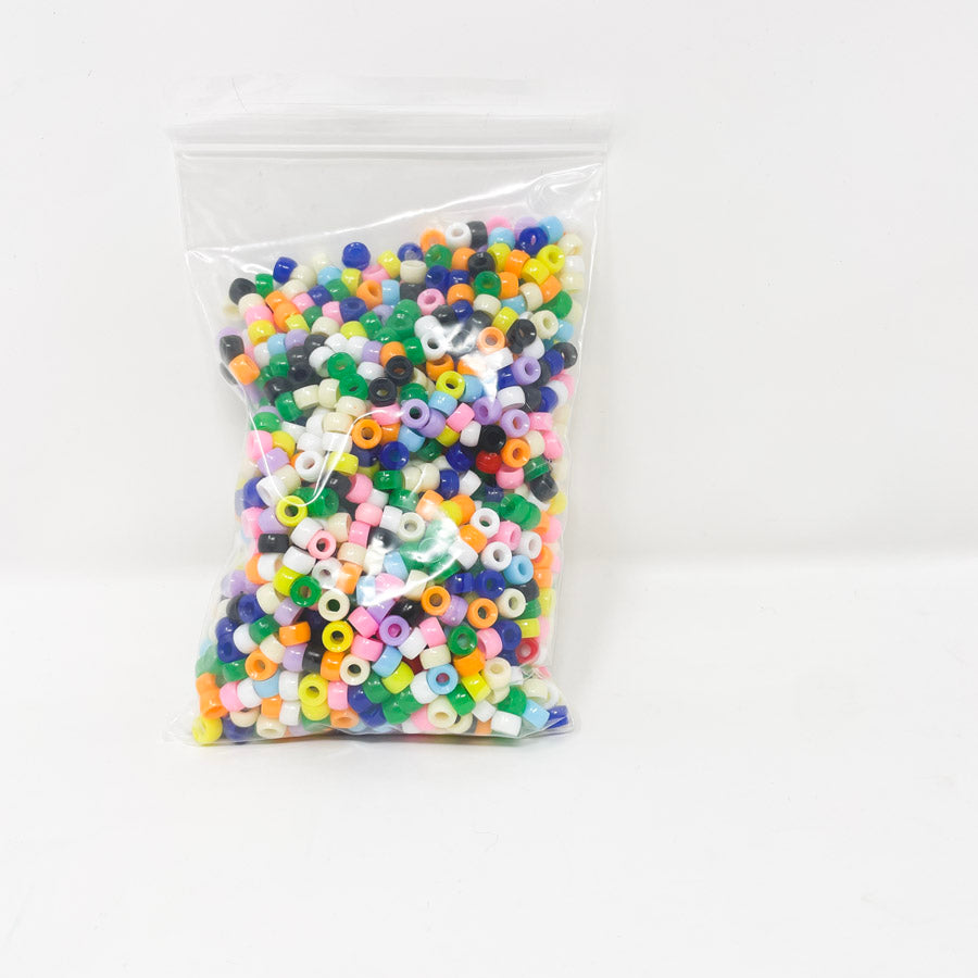 Mini Plastic Pony Bead Assorted Mix