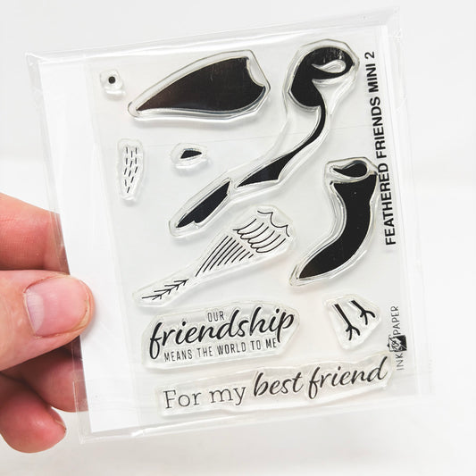 Feathered Friends Mini Clear Stamp Set 2 by Papertrey Ink
