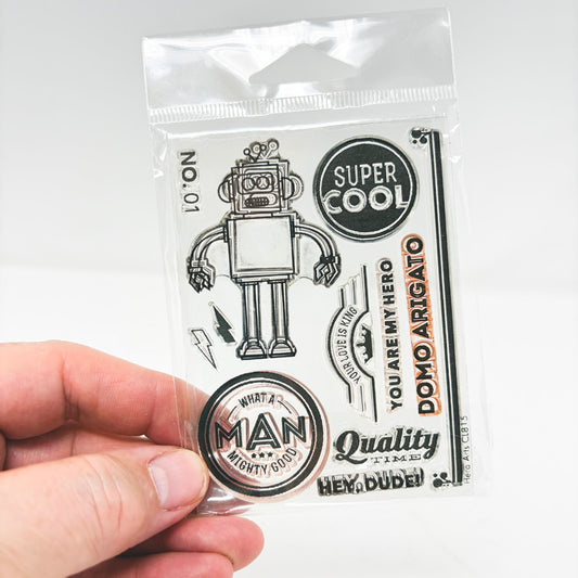 Super Cool Clear Stamp Set by Hero Arts