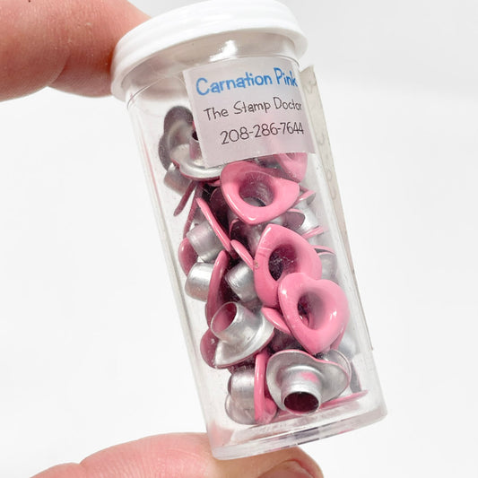 Pink Heart Eyelets - The Stamp Doctor